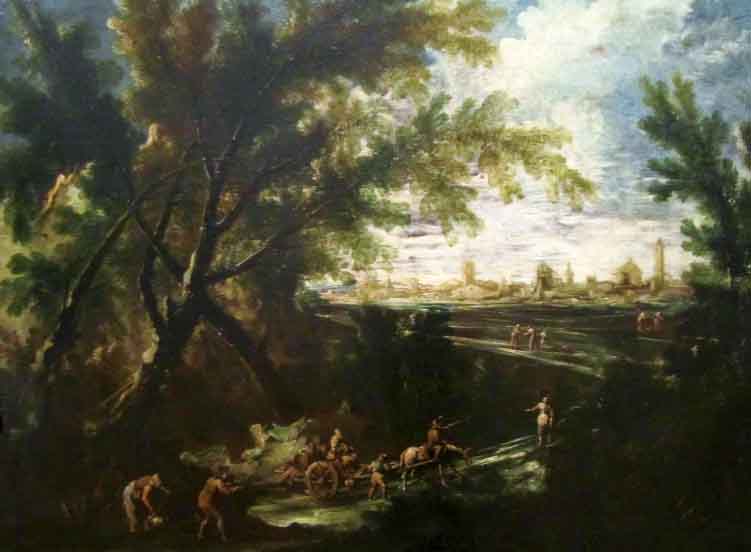 Landscape with a water carrier